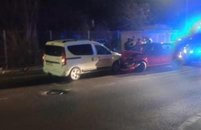 Accident rutier, joi seara, pe strada Făgetului din Cluj-Napoca