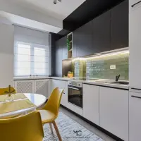 Garsoniera de 44 mp amenajata in stil scandinav pentru un tanar student