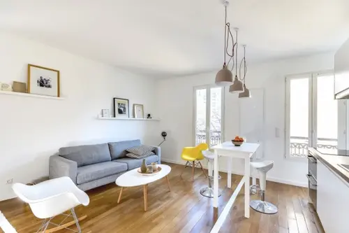Garsoniera din Paris un spatiu functional, ludic, minimalist in 30 de metri patrati