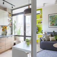 Accente scandinave si romantice intr-un apartament de 2 camere