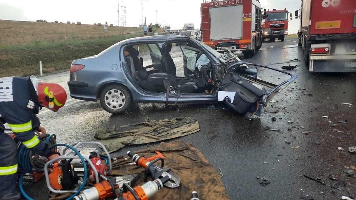Accident mortal, marți seara pe DN1 E60, în apropiere de localitatea Dumbrava