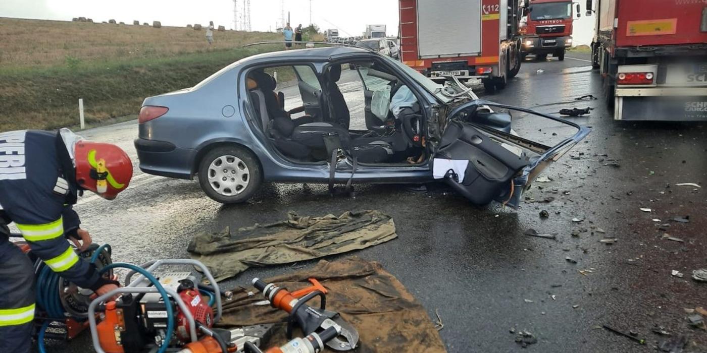 Accident mortal, marți seara pe DN1 E60, în apropiere de localitatea Dumbrava