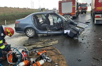 Accident mortal, marți seara pe DN1 E60, în apropiere de localitatea Dumbrava