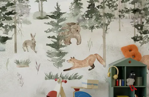 Tapet pentru camera copiilor – alegerea ideală pentru un spațiu vesel și creativ