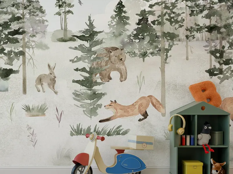 Tapet pentru camera copiilor – alegerea ideală pentru un spațiu vesel și creativ