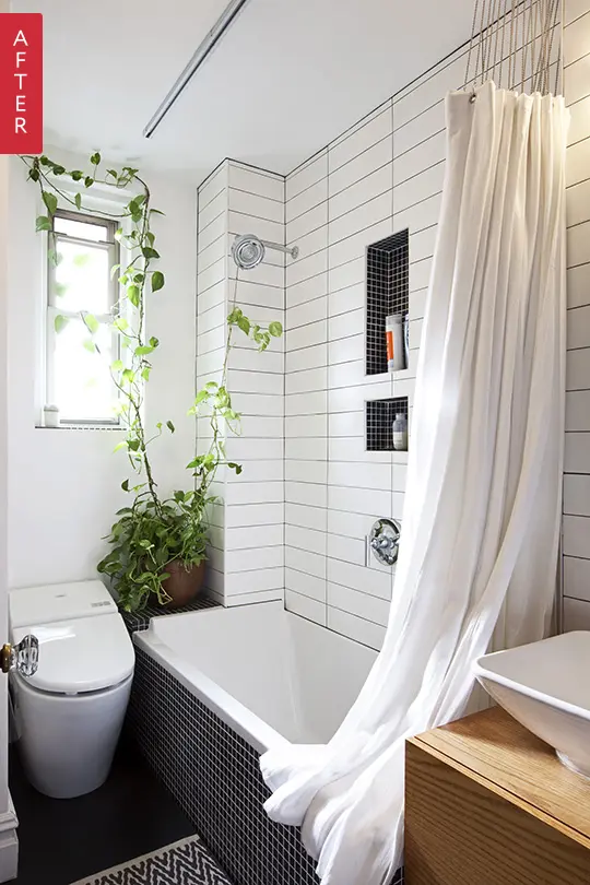 Reamenajare de baie mica: un spatiu luminos si elegant