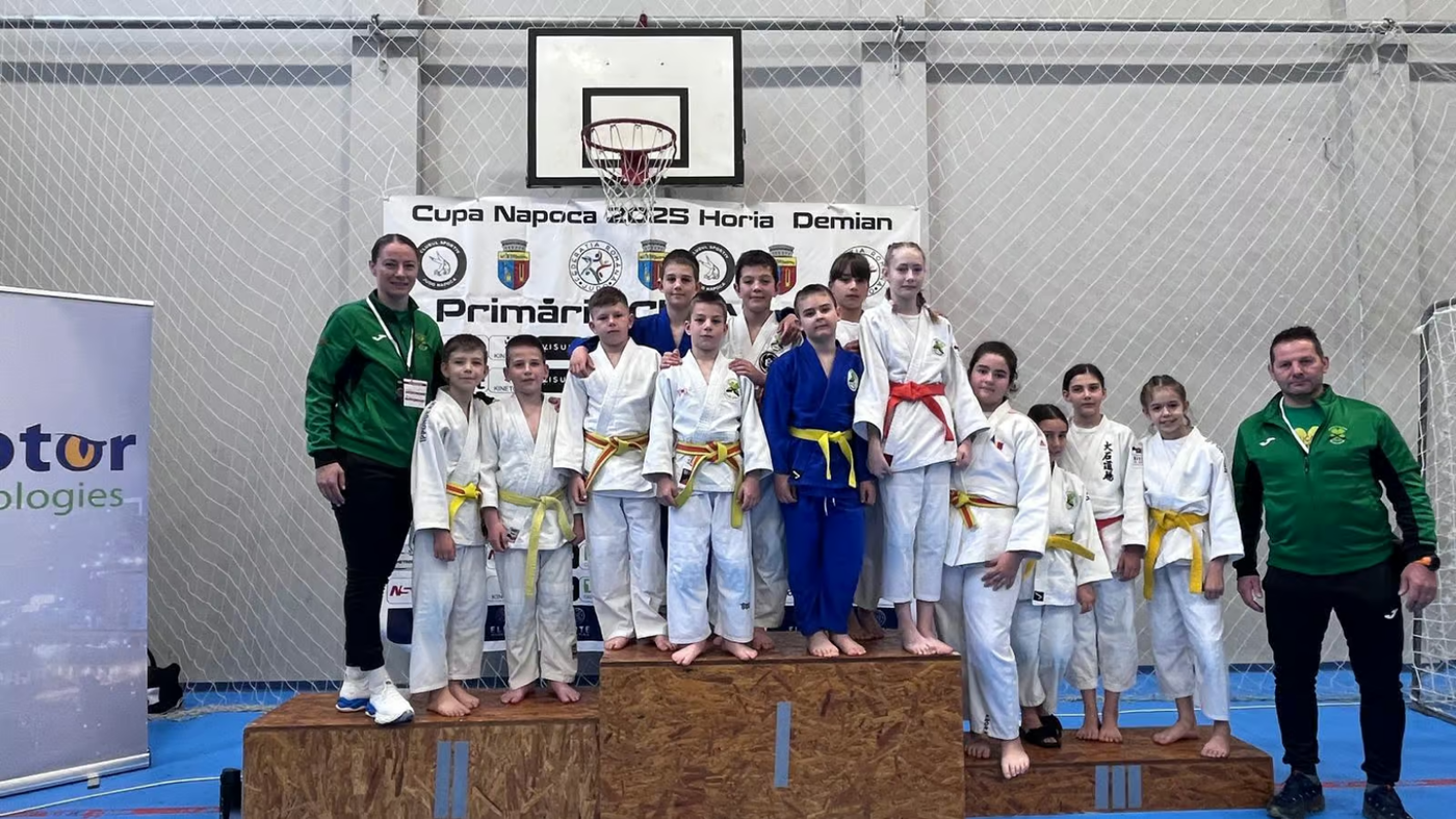 Micii judoka din Cluj au făcut spectacol la sfârșitul săptămânii trecute, demonstrând că pasiunea pentru sport nu are vârstă
