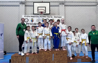 Micii judoka din Cluj au făcut spectacol la sfârșitul săptămânii trecute, demonstrând că pasiunea pentru sport nu are vârstă