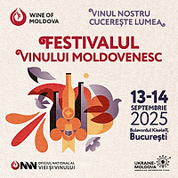 Festivalul Vinului Moldovenesc 2025: Zeci de vinuri din Republica Moldova, degustări și concerte în București