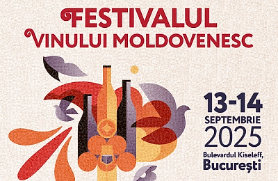 Festivalul Vinului Moldovenesc 2025: Zeci de vinuri din Republica Moldova, degustări și concerte în București
