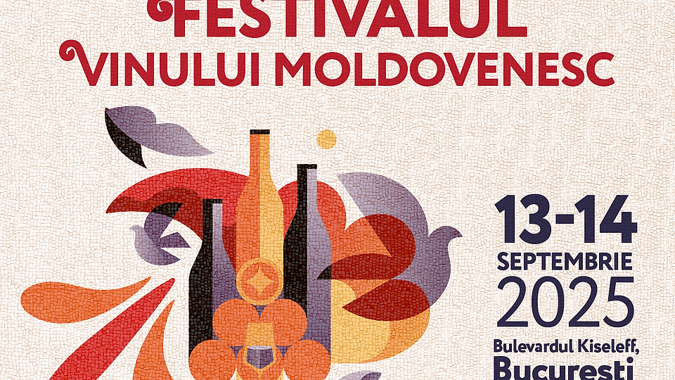 Festivalul Vinului Moldovenesc 2025: Zeci de vinuri din Republica Moldova, degustări și concerte în București