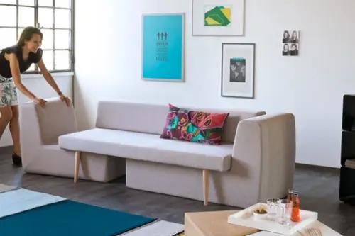 Canapea modulara 3 in 1