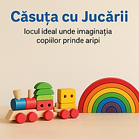 Căsuța cu Jucării, locul ideal unde imaginația copiilor prinde aripi