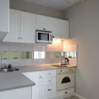 Renovare si amenajare apartament de 31 mp Accente culori pastelate