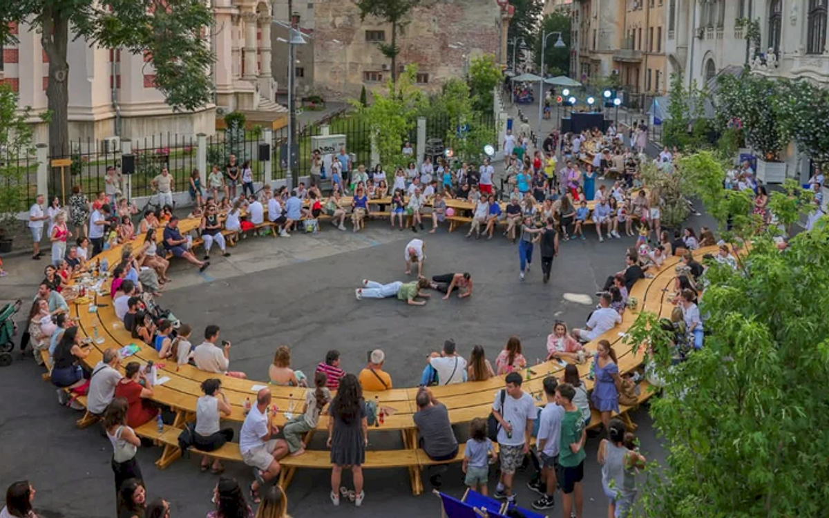 „Masa Nesfârșită” revine în Piața Amzei de Zilele Bucureștiului: Programul complet pentru weekendul 19–20 septembrie La Mița Biciclista