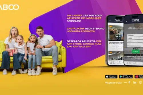 Agenția TABOO face un pas revoluționar în piața Real Estate din România și lansează prima aplicație de imobiliare din România: Aplicația TABOO