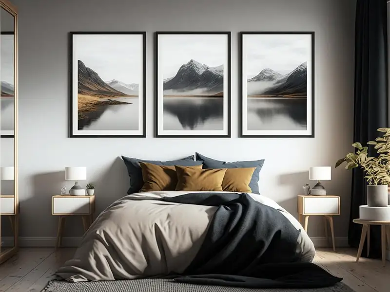 Covor vs. parchet gol în dormitor