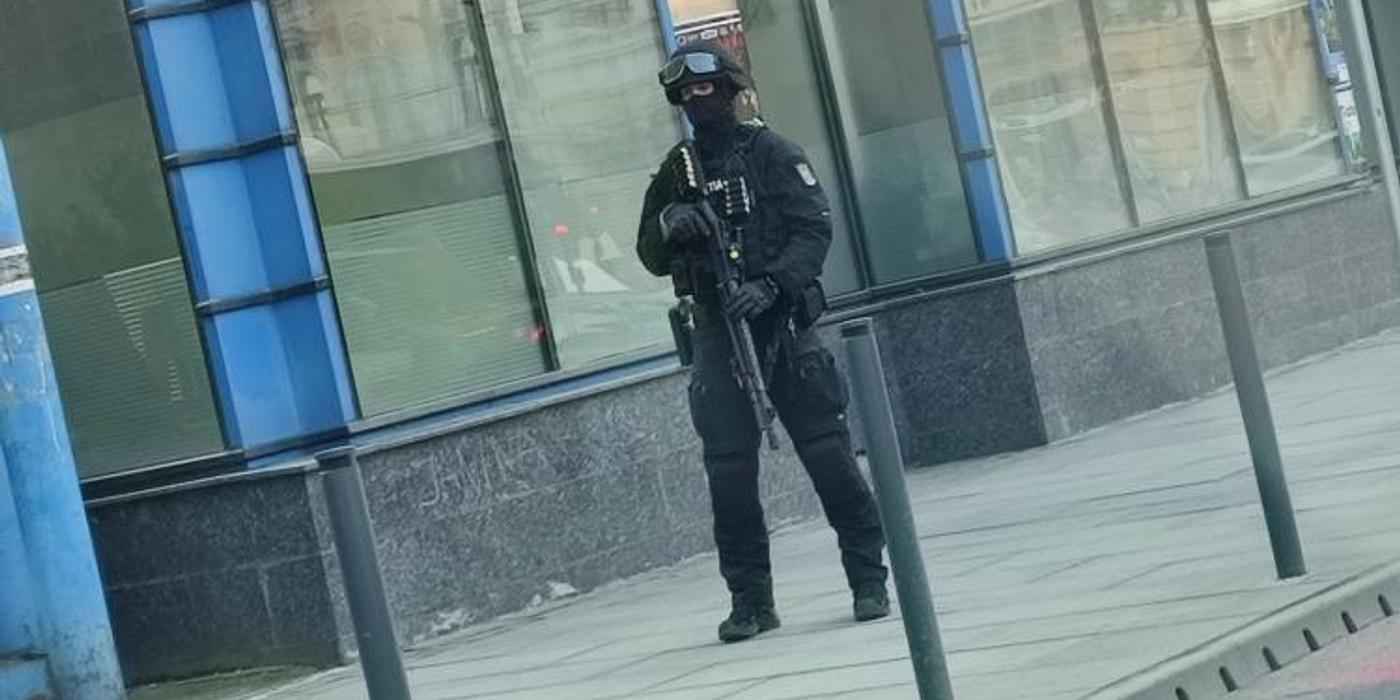 Bagaj suspect la intersecția străzilor Barițiu și Regele Ferdinand din Cluj-Napoca