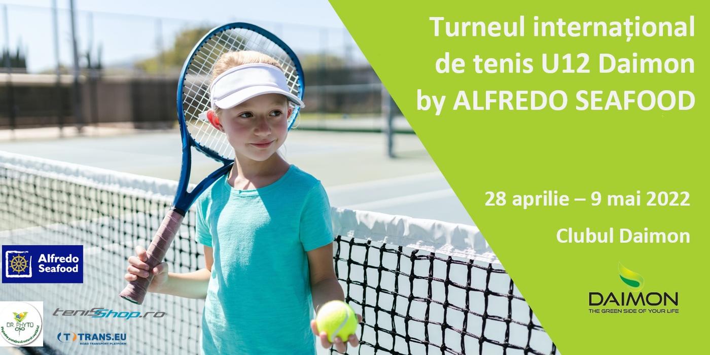 Performanța în tenis, celebrată în cadrul turneului internațional de tenis U12 Daimon by ALFREDO SEAFOOD