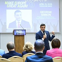 George Simion: „Uniți suntem MEGA. Uniți suntem puternici! Avem datoria să reconstruim și să facem din nou măreț continentul nostru!”