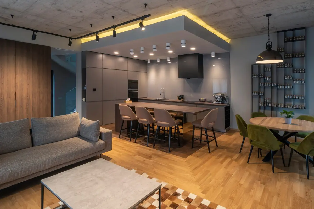 Eleganta in stil industrial Amenajarea unei locuinte din Cluj Napoca