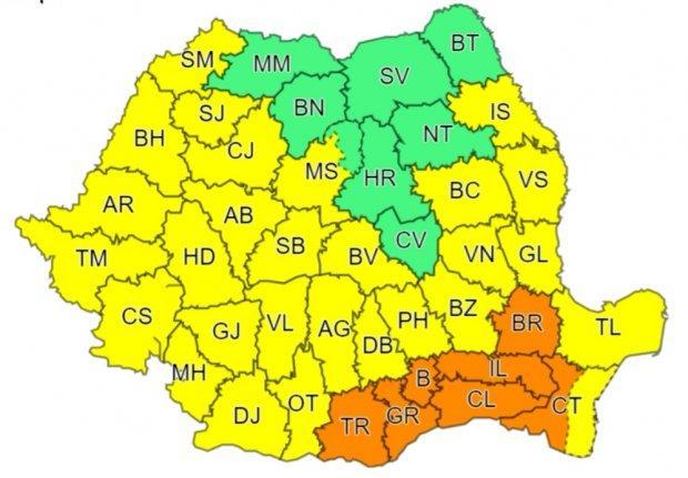 Clujul, sub incidența codului galben de caniculă