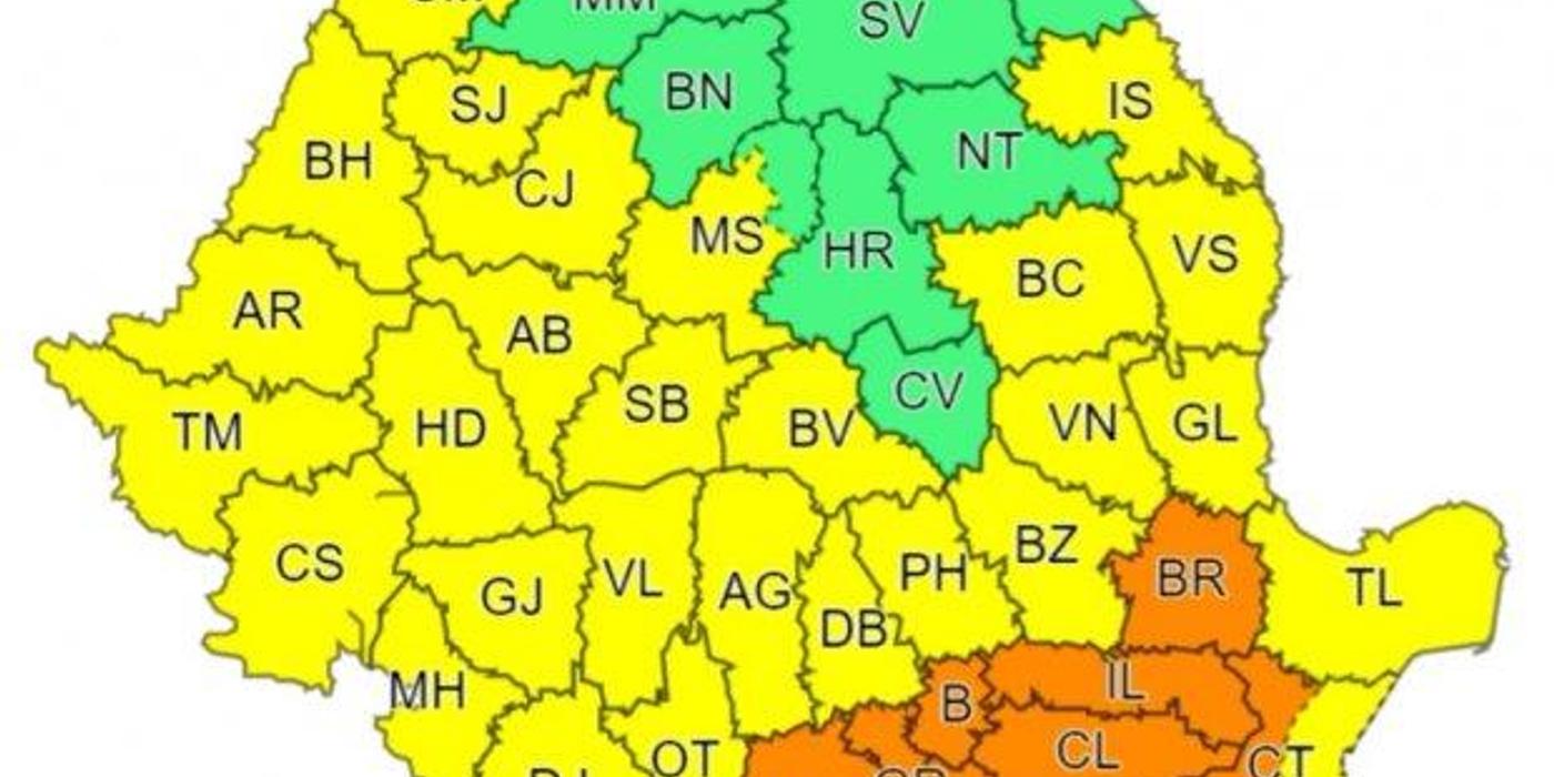 Clujul, sub incidența codului galben de caniculă