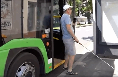 STB testează o nouă aplicație pentru nevăzători pe liniile 90 și 104