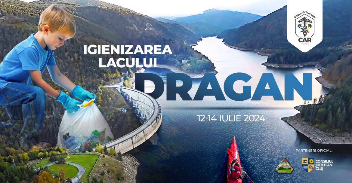 În perioada 12-14 iulie, are loc o amplă acțiune de igienizare a Lacului Drăgan