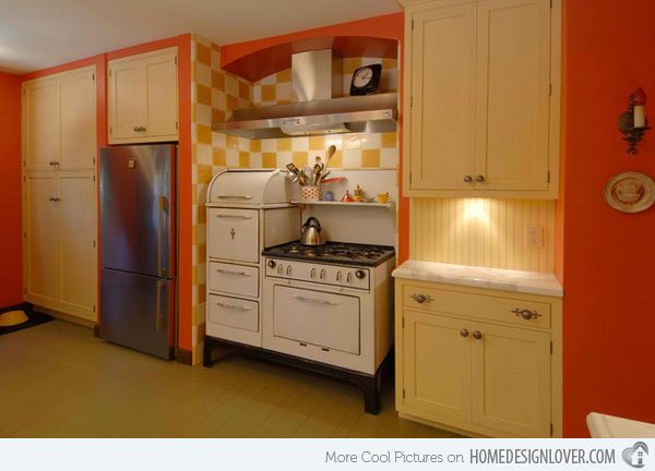 15 designuri de bucatarii vintage