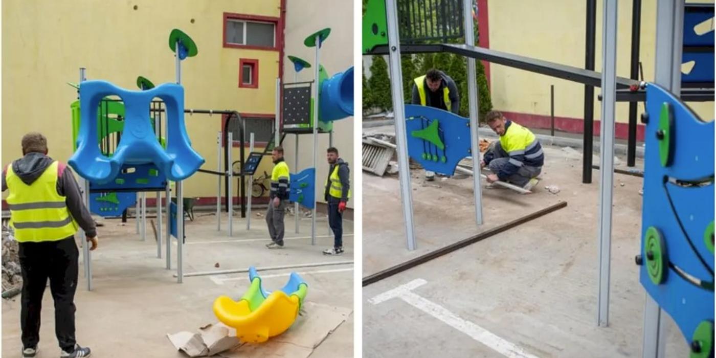Primăria Sectorului 6 lucrează la amenajarea primului loc de joacă din Grozăvești