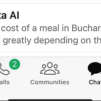 Asistentul Meta AI a început să apară în aplicația de Whatsapp și nu poate fi dezactivat