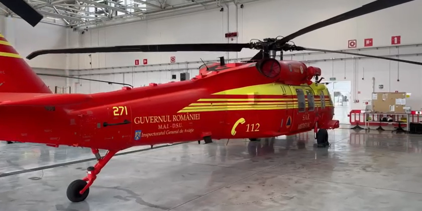 Delegaţie de la Ministerul Proiectelor Europene, Inspectoratul de Aviaţie şi de la IGSU, în vizită de lucru în Polonia, la fabrica firmei care va furniza României 6 elicoptere medii-grele Black Hawk pentru intervenţii în situaţii de urgenţă VIDEO