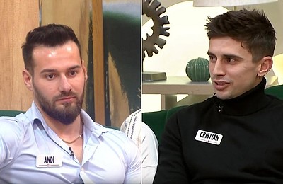 Tensiuni între Andi și Cristian. Băieții s-au arătat interesați de Denisa