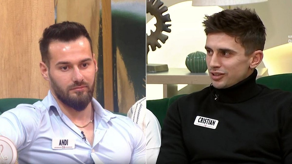 Tensiuni între Andi și Cristian. Băieții s-au arătat interesați de Denisa