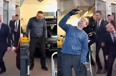 VIDEO | Străinii îl imită într-o veselie pe Nicușor Dan și îl compară cu Mr. Bean. Român stabilit în Danemarca: Am ajuns să mă întrebe colegii la serviciu dacă președintele României are probleme de sănătate