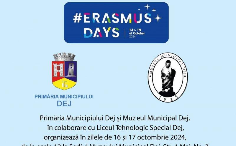 în zilele de 16 și 17 octombrie 2024, se organizează la Dej Zilele Programului Erasmus