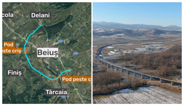 Centura Beiușului este gata în proporție de 50% și se lucrează intens