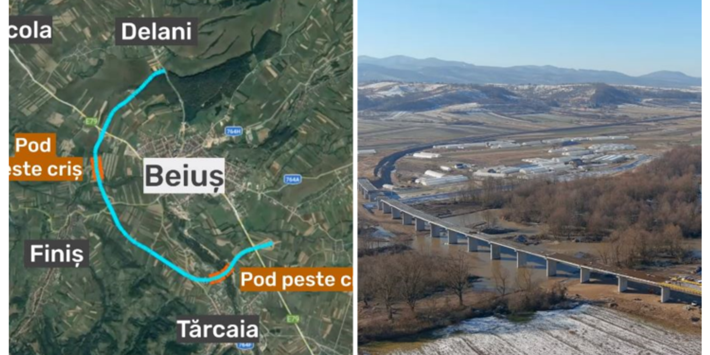 Centura Beiușului este gata în proporție de 50% și se lucrează intens