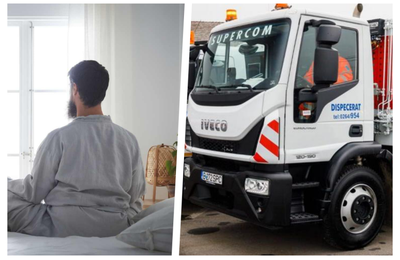 Clujean nemulțumit de cei de la Supercom, fiindcă strâng gunoiul prea dimineață