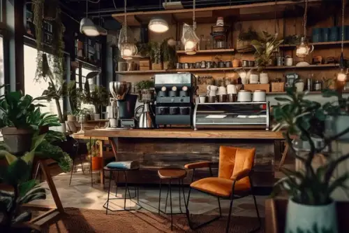 10 idei de interioare pentru o cafenea cu personalitate și farmec aparte