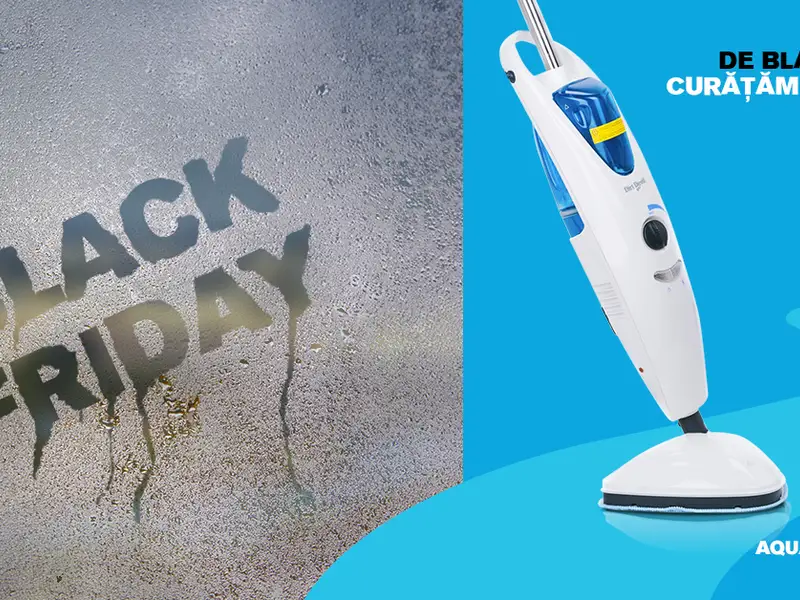 Cea mai buna solutie de dezinfectare a locuintei, mopul cu aburi AQUAclean Steam Cleaner de la Dirt Devil