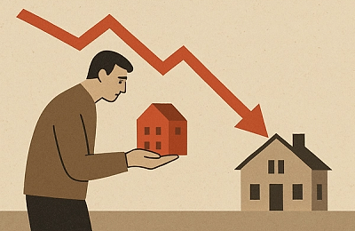 Scădere a numărului de tranzacții pe piața imobiliară în luna ianuarie