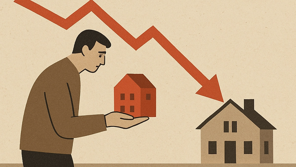 Scădere a numărului de tranzacții pe piața imobiliară în luna ianuarie