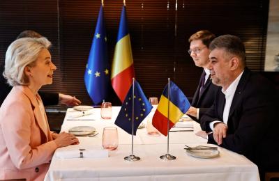Marcel Ciolacu, discuții cu Ursula von der Leyen despre priorităţile europene ale României și aderarea completă la Schengen