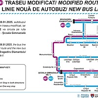 Noutăți pe traseele STB: Autobuzele 482 circulă pe noua linie din Bragadiru, iar linia 481 are traseu modificat