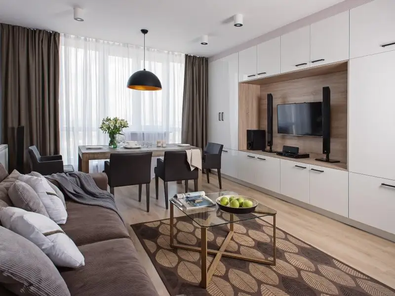 Apartament aerisit de 2 camere cu un design functional de exceptie