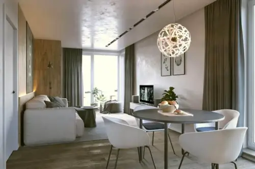 Amenajare contemporana excelent conturata in 68 mp