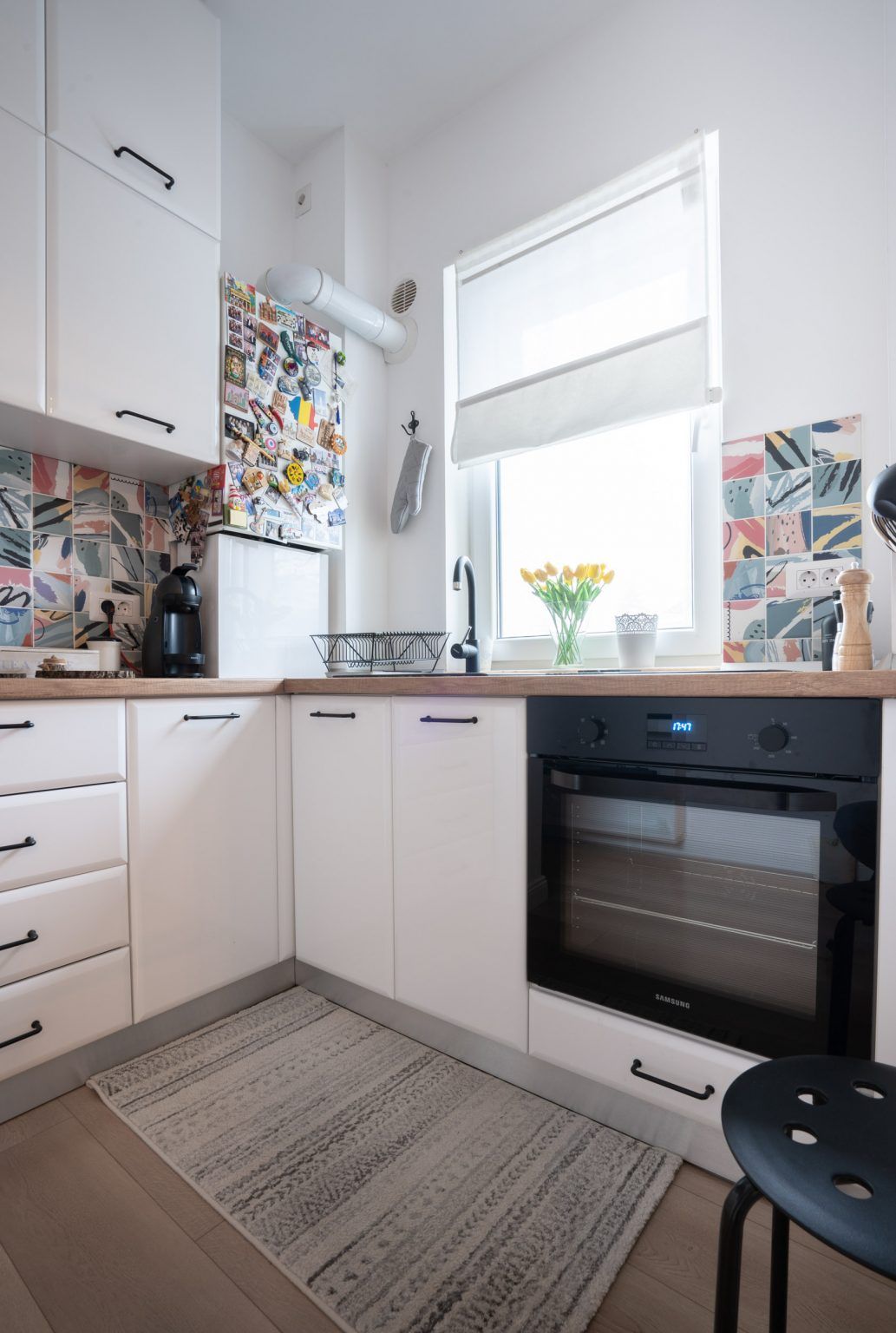 Amenajare in tendinte pentru un studio de 37 metri patrati din Bucuresti