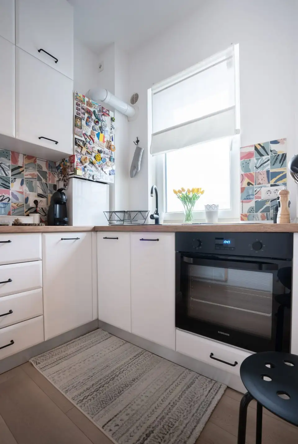 Amenajare in tendinte pentru un studio de 37 metri patrati din Bucuresti